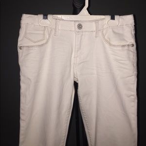 white skinny levis