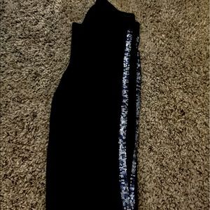 VICTORIA SECRET PINK sparkle black leggings