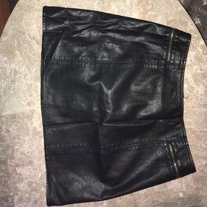 Final price Faux leather skirt