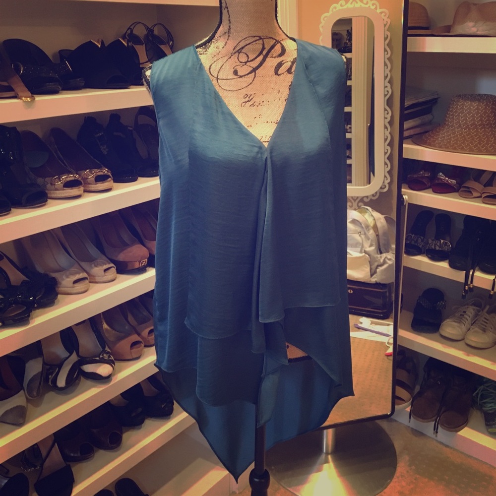 BCBG Sleeveless Flowing Top