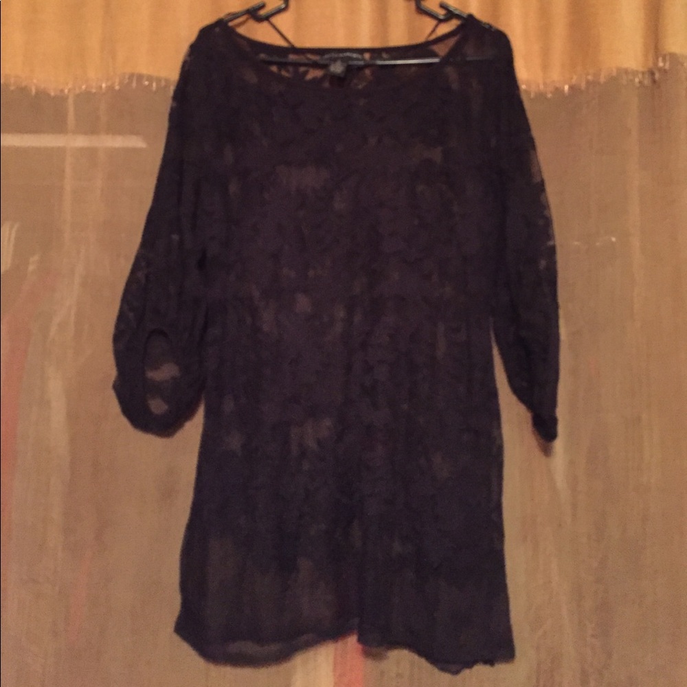 Black Lace Top