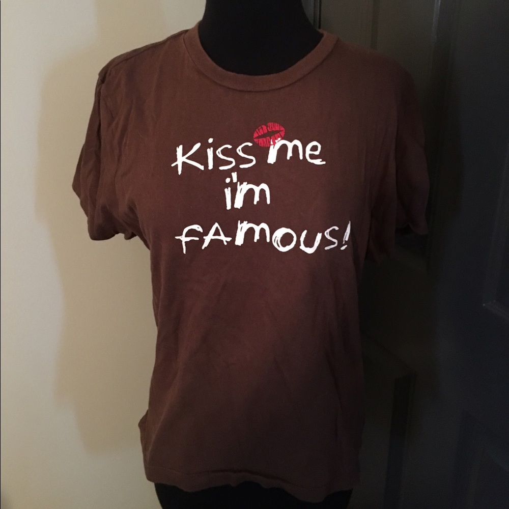 Aeropostale "Kiss Me" Boyfriend Tee