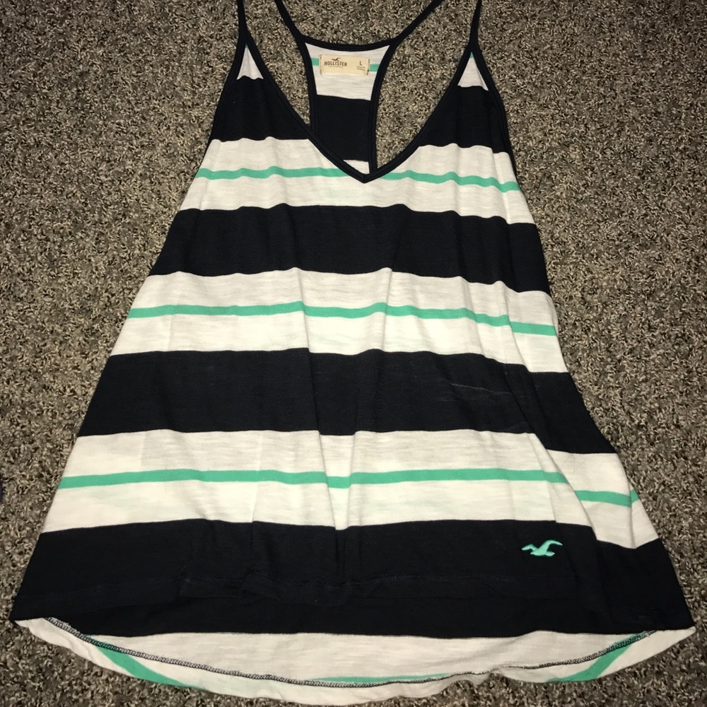 hollister striped tank! NWT