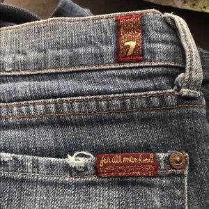 7 for all mankind boot cut jeans