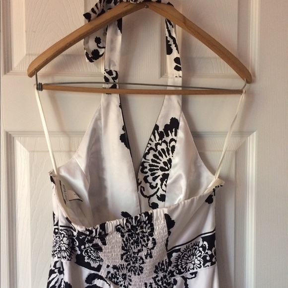 White House Black Market Silk Halter Dress - Picture 3 of 5