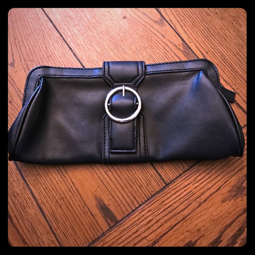 Black clutch purse