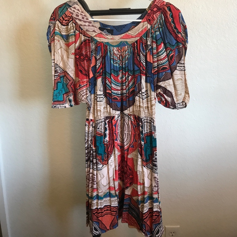 Angie Printed Mini Dress