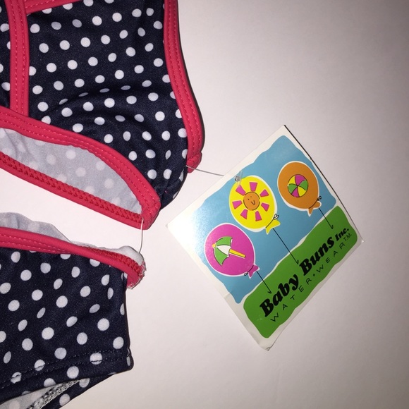*HP* Red Navy Blue White Polka Dot Bikini 24 month - Picture 6 of 7