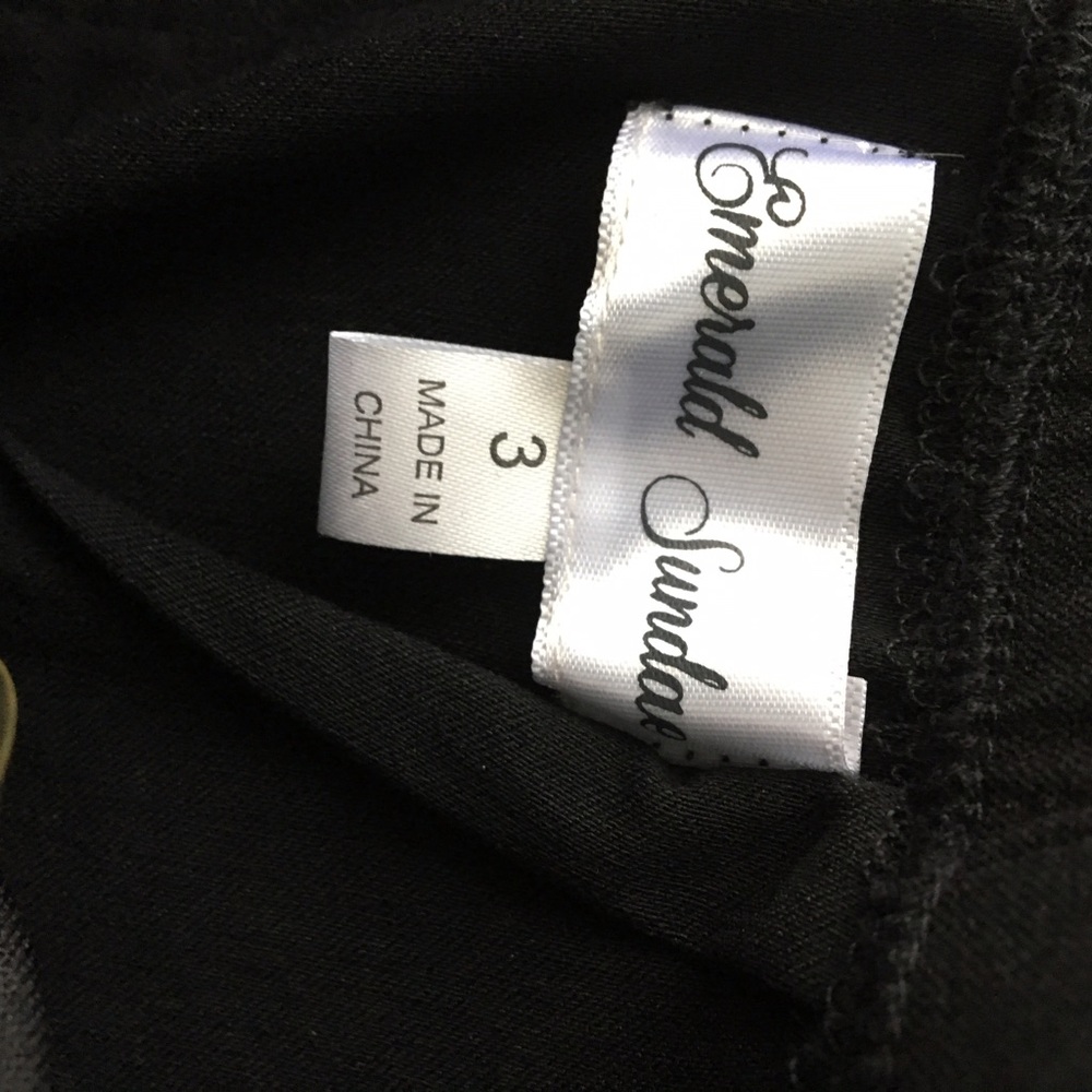 Black Strapless Dress | Emerald Sundae - Picture 3 of 4