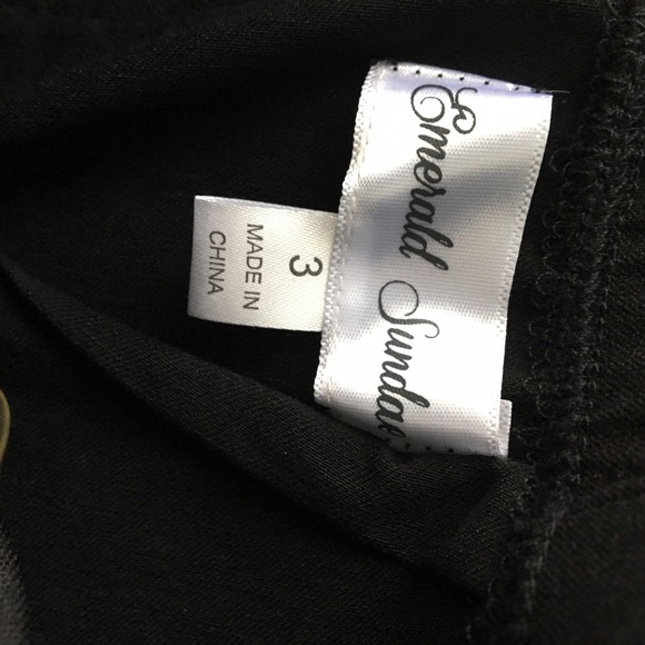 Black Strapless Dress | Emerald Sundae - Picture 3 of 4