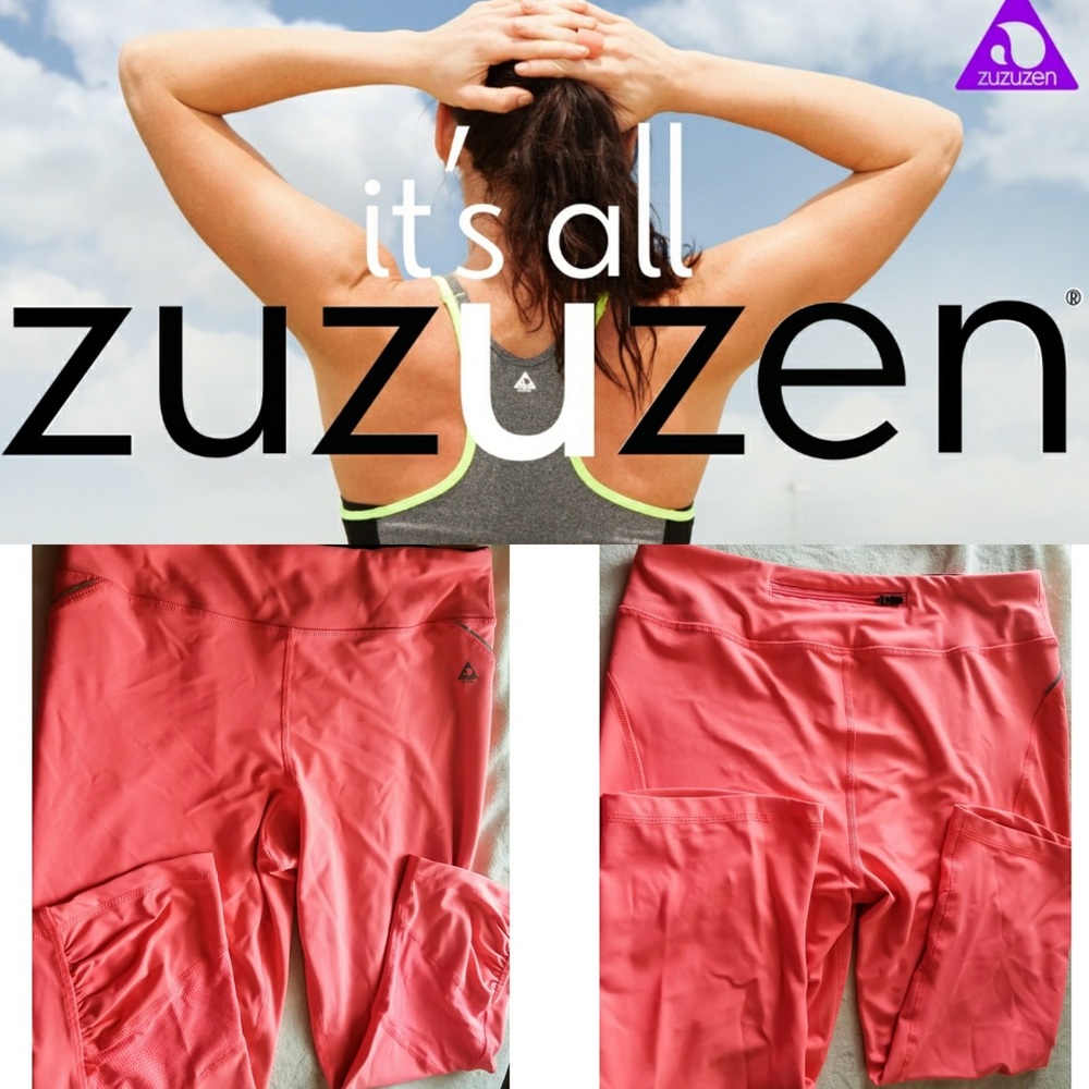 NEW! ZuZuZen Active// Track/Yoga Pants (Neon Red)