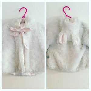Fluffy Easter jacket w/ bunny ear hood!