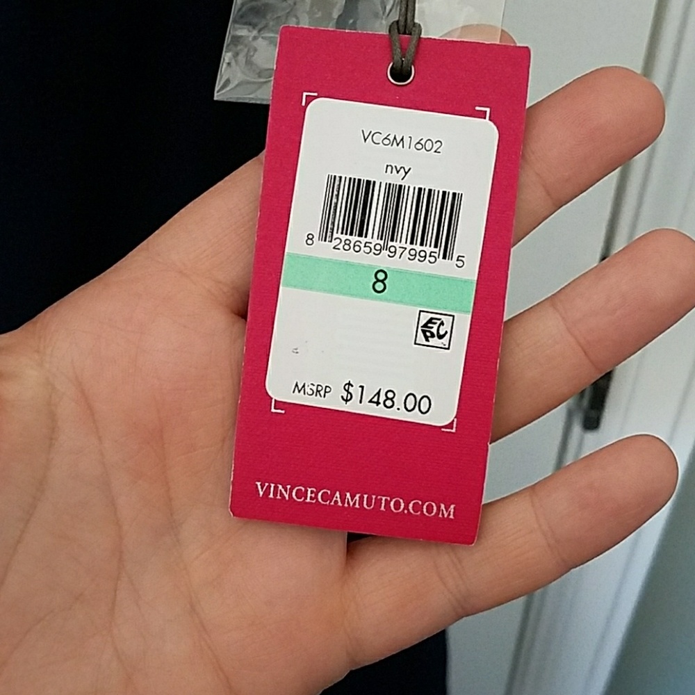 New Vince Camuto navy dress - Picture 3 of 7