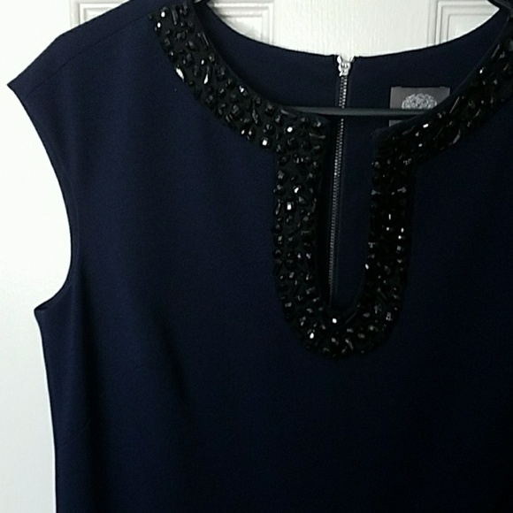 New Vince Camuto navy dress - Picture 2 of 7