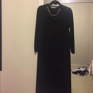 Black Zara High Low Top