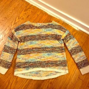 Multi colored sweater
