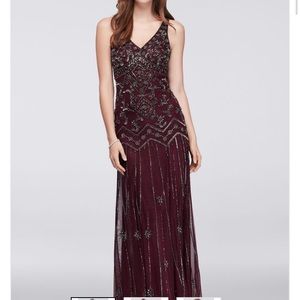 Davids bridal Art Deco prom dress