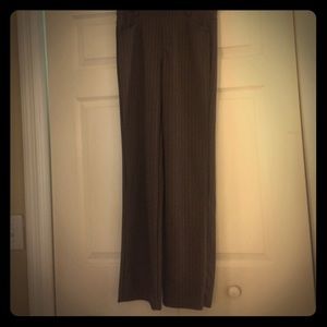 Brown stretchy dress pants