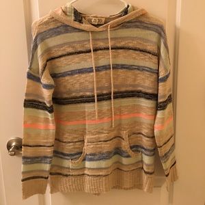 Pink Rose Hooded Pullover