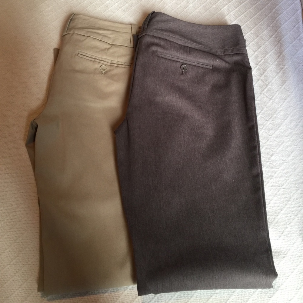 The Limited exact stretch pants--two pair