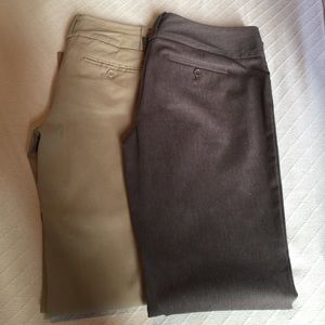 The Limited exact stretch pants--two pair