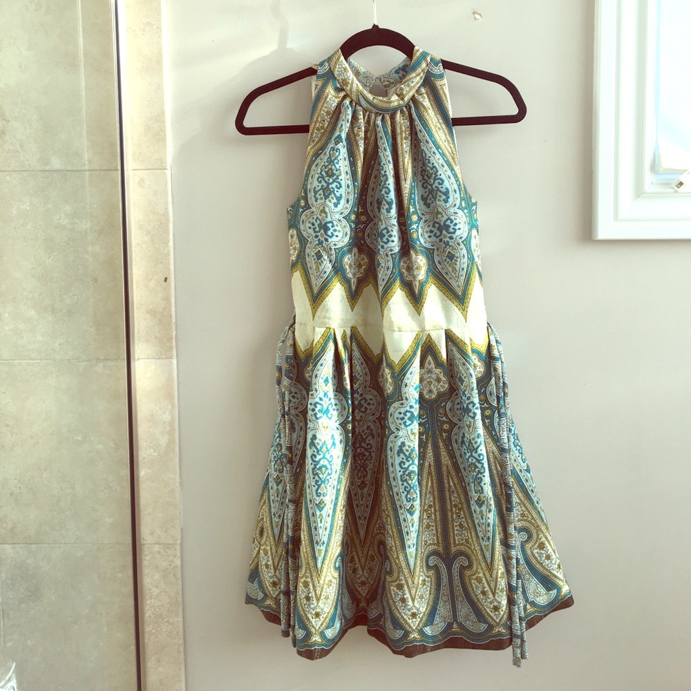 Anna Sui patterned short dress