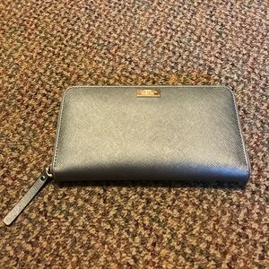 Gray Kate Spade Wallet