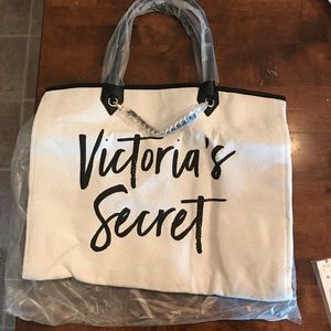 Victoria's secret summer 18 linen tote bag