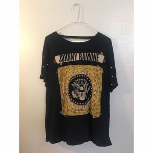 Backless Johnny Ramone Shirt