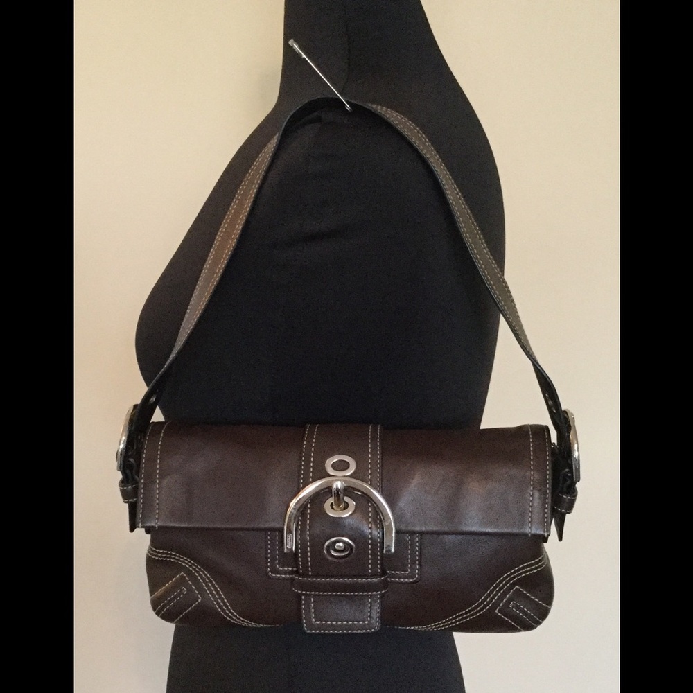 Authentic Coach bag- brown