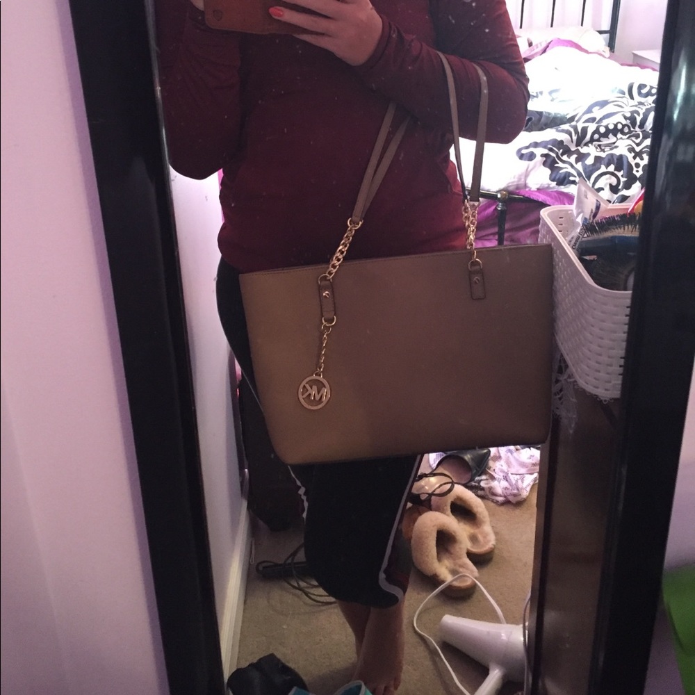 Taupe Michael Kors bag-ON HOLD