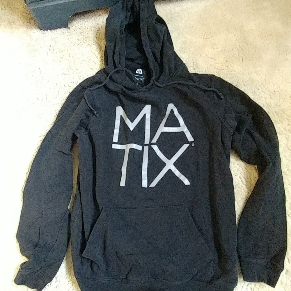 Men's skateboarding black Matix hoodie small