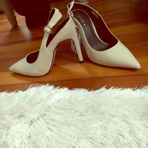 Zara Patent leather and suede sling backs NEW
