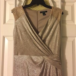 Lauren by Ralph Lauren beaded evening gown