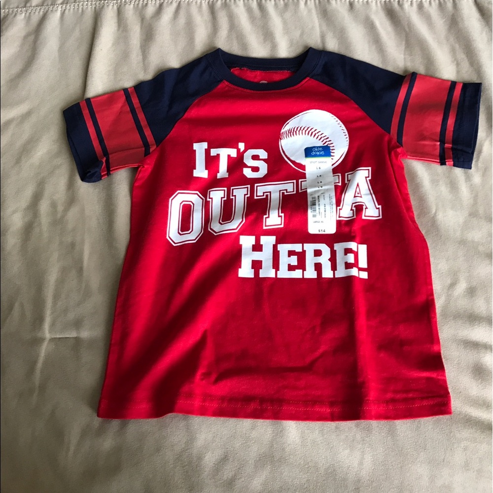 Okie dokie Short sleeve baseball tee