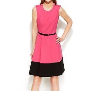 Calvin Klein colorblock dress