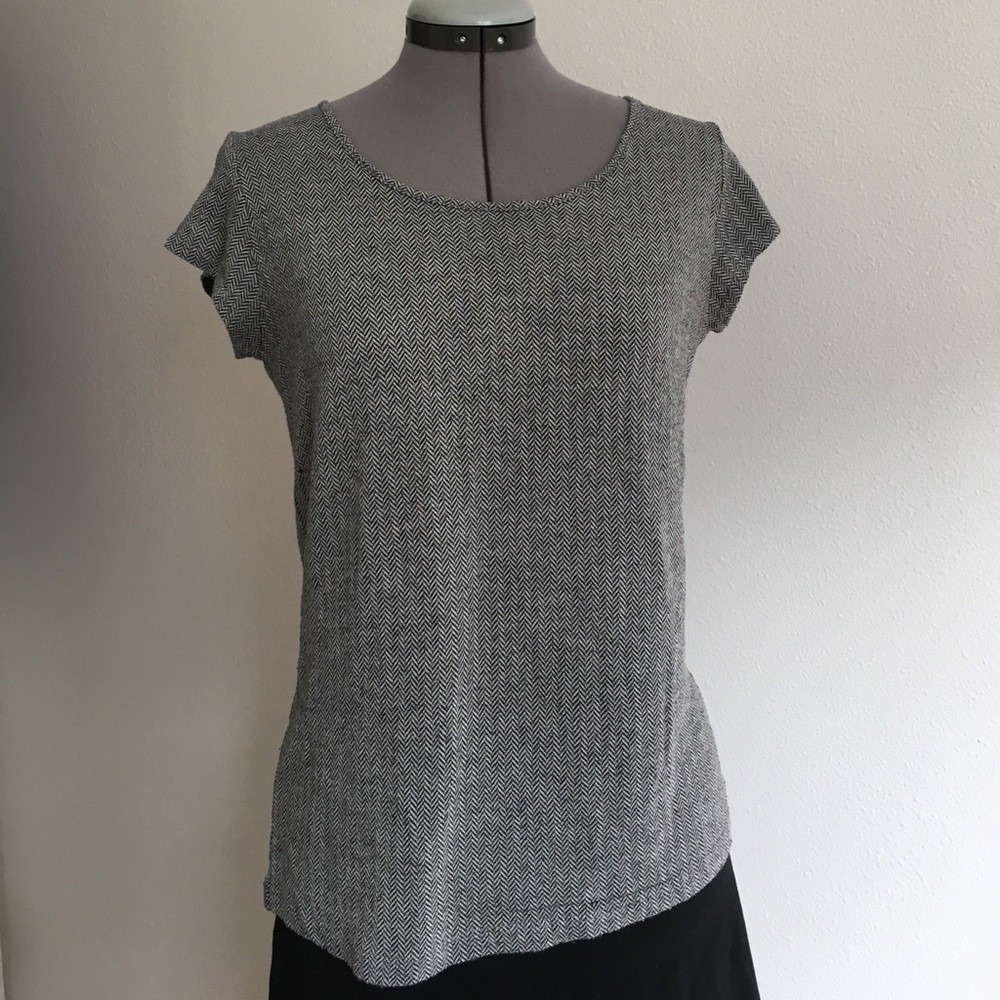 Herringbone Knit Top