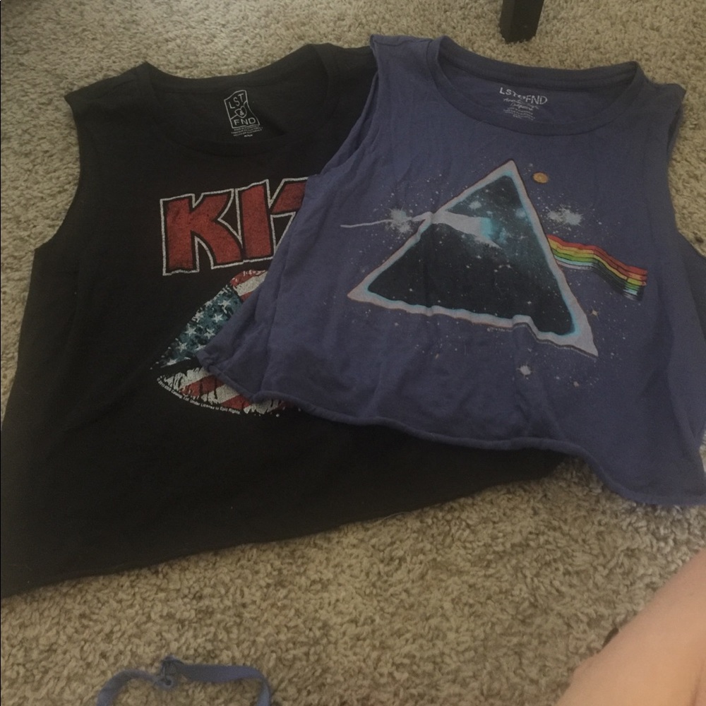 AMERICAN EAGLE Punk Crop tops Rock