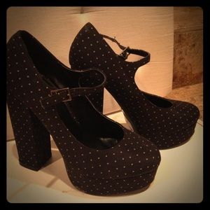 Forever 21 polka dotted mary janes