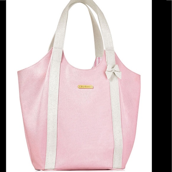 JUICY COUTURE CANVAS TOTE BAG (HOST PICK) - Picture 1 of 6