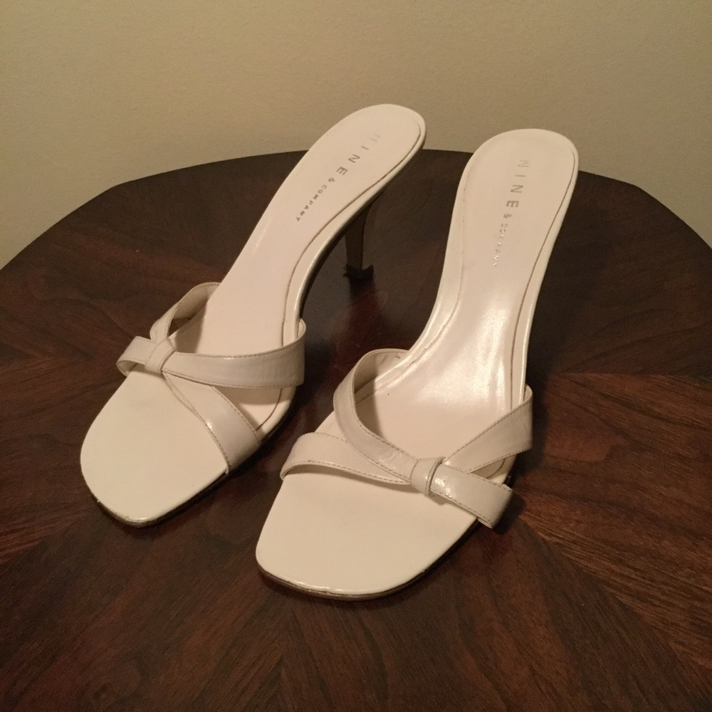 White women's mules