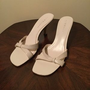 White women's mules