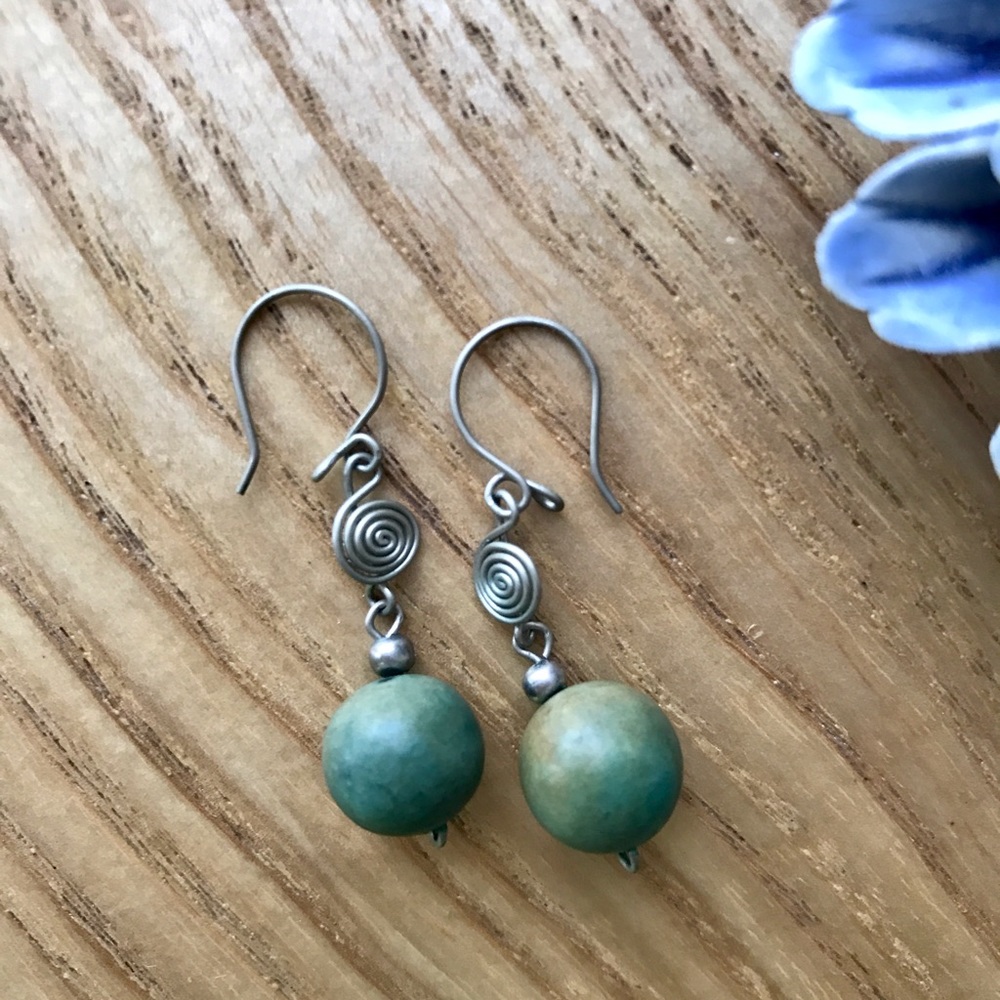 Peruvian drop earrings