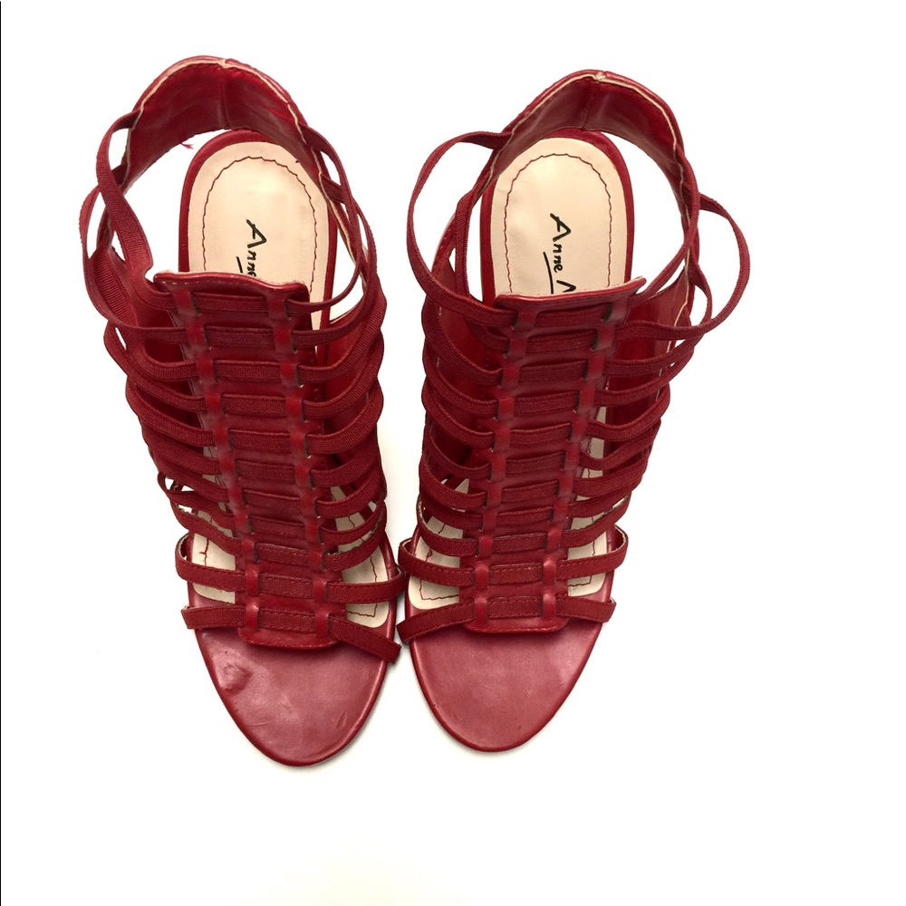Red Slingback Heels ❤ - Picture 2 of 4
