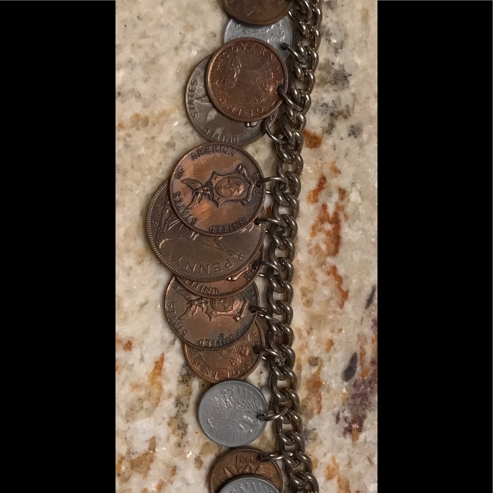 Vintage coin bracelet!
