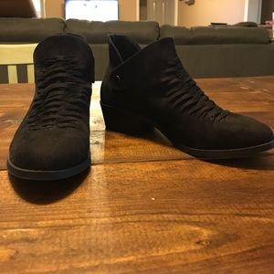 Black Snap-On Booties
