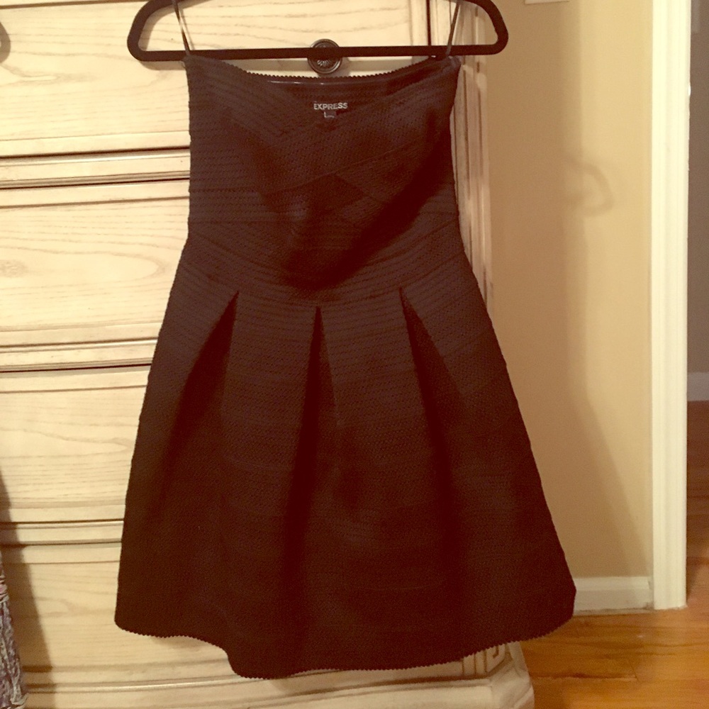 Express strapless dress