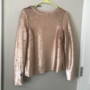 Sequin Blush Top