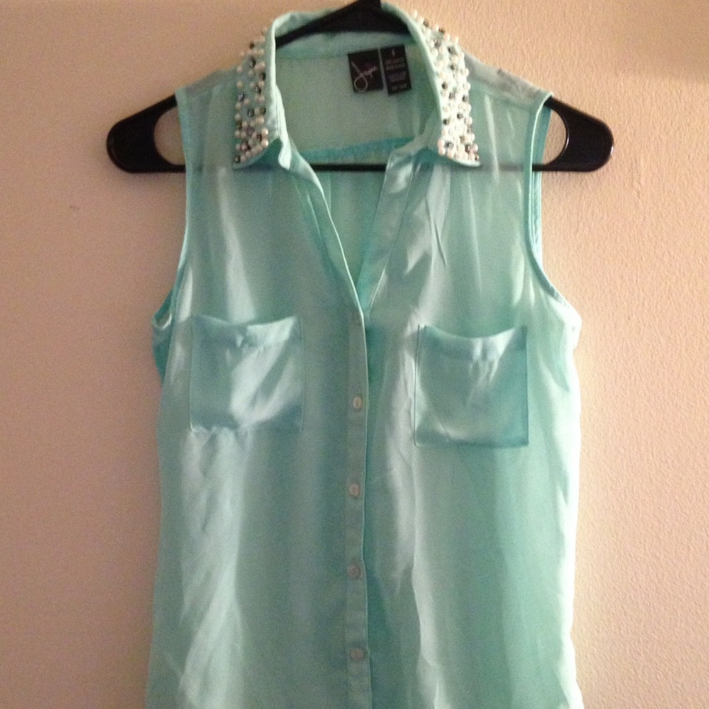 Japna button up tank top