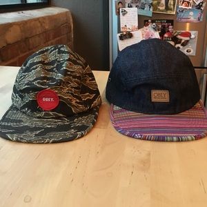 Obey Five Panel Caps